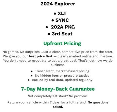 2024 Ford Explorer XLT 4WD