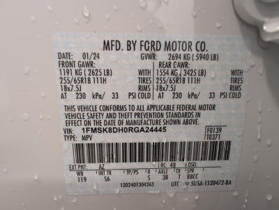 2024 Ford Explorer XLT 4WD