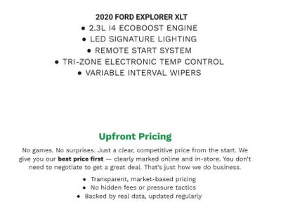 2020 Ford Explorer XLT 4WD