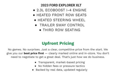 2023 Ford Explorer XLT 4WD
