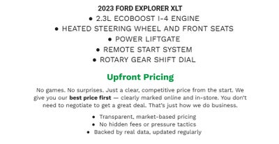 2023 Ford Explorer XLT