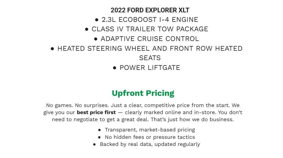 2022 Ford Explorer XLT