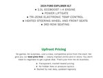 2024 Ford Explorer XLT 4WD