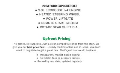 2023 Ford Explorer XLT