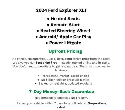 2024 Ford Explorer XLT 4WD