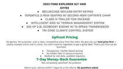2023 Ford Explorer XLT 4WD