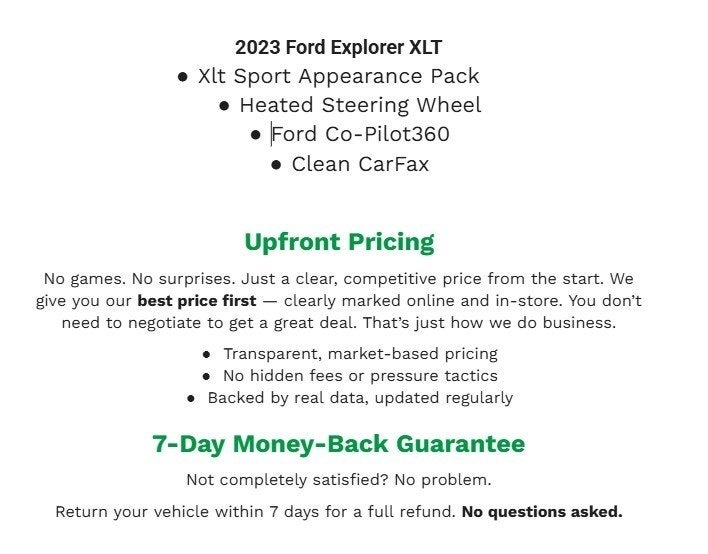 2023 Ford Explorer XLT