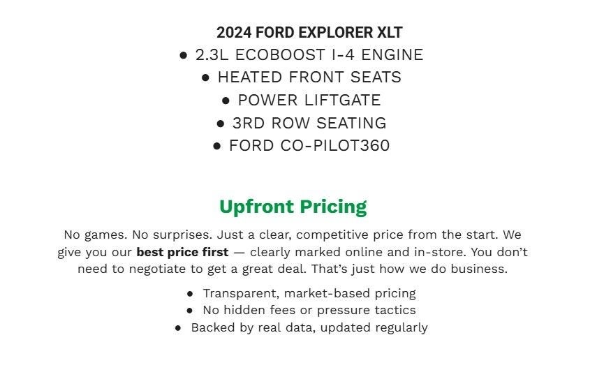2024 Ford Explorer XLT