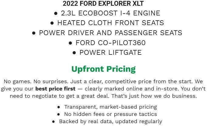 2022 Ford Explorer XLT