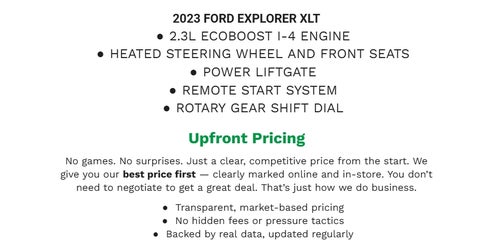 2023 Ford Explorer XLT