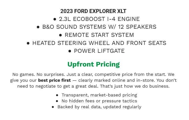 2023 Ford Explorer XLT