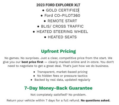 2023 Ford Explorer XLT