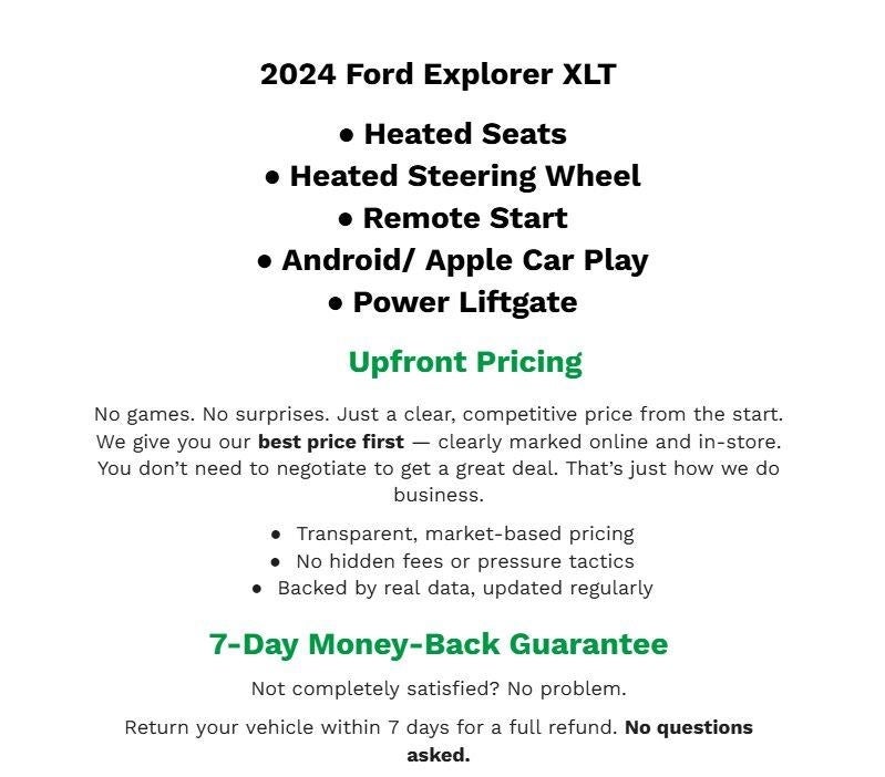 2024 Ford Explorer XLT 4WD