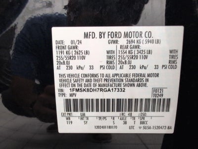 2024 Ford Explorer XLT 4WD