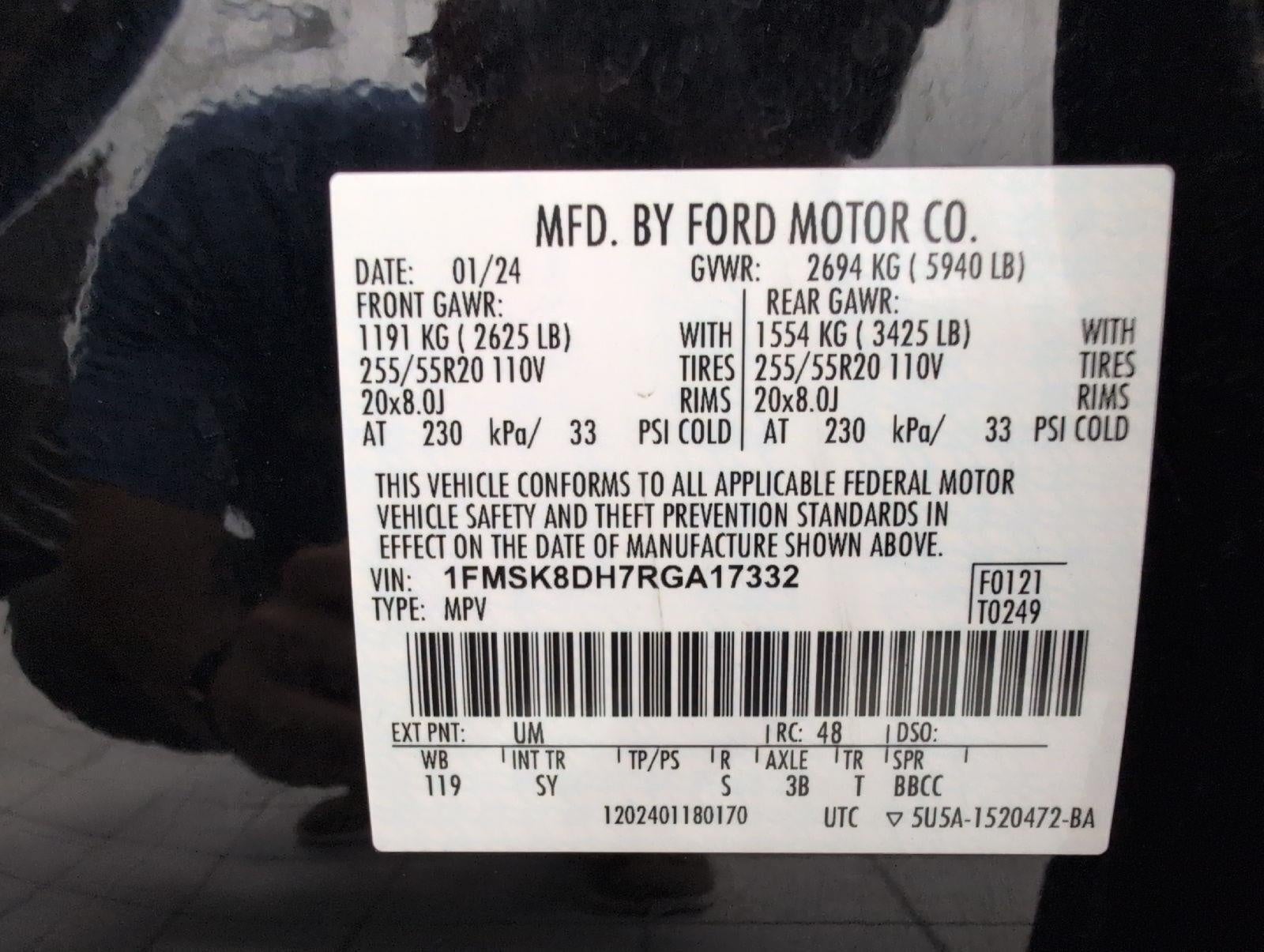 2024 Ford Explorer XLT 4WD