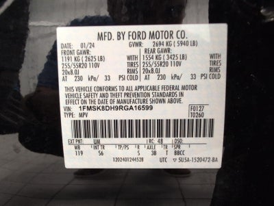2024 Ford Explorer XLT 4WD