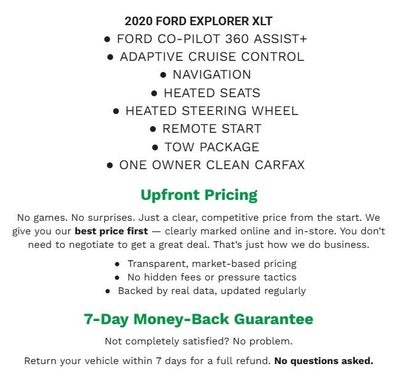 2020 Ford Explorer XLT