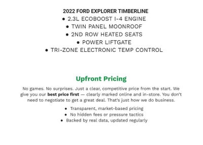 2022 Ford Explorer Timberline 4WD