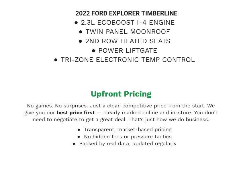 2022 Ford Explorer Timberline 4WD