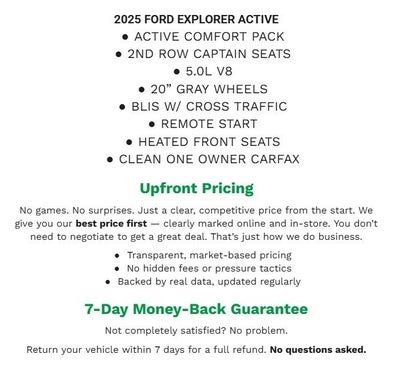 2025 Ford Explorer Active