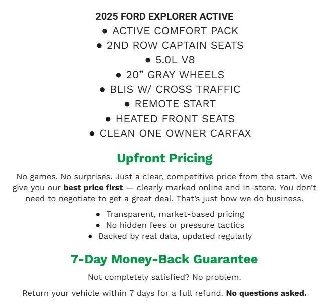 2025 Ford Explorer Active