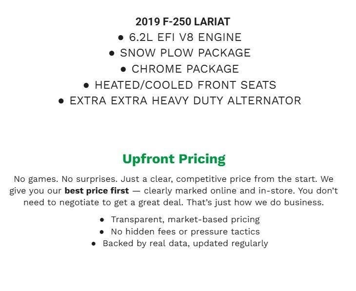 2019 Ford SUPER DUTY F-250 SRW LARIAT