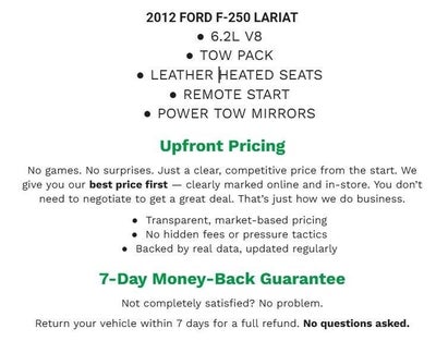 2012 Ford F-250SD Lariat