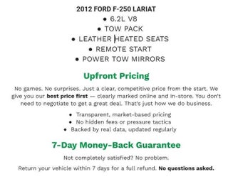 2012 Ford F-250SD Lariat