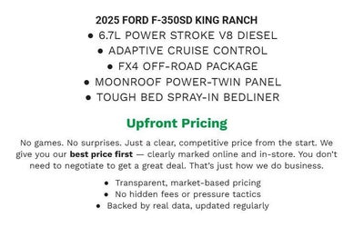 2025 Ford F-350SD King Ranch