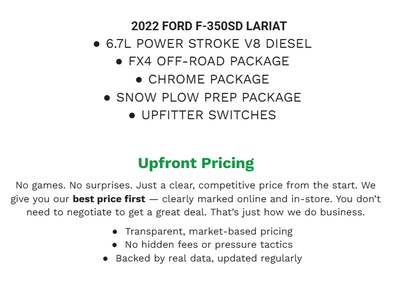 2022 Ford F-350SD Lariat