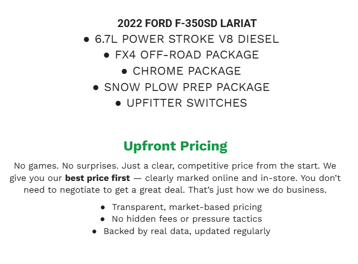 2022 Ford F-350SD Lariat