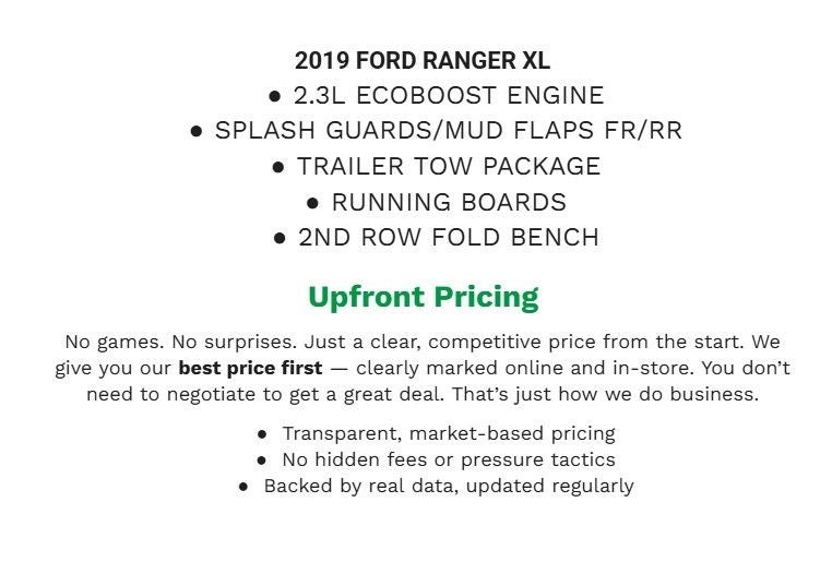 2019 Ford Ranger XL