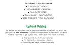 2019 Ford F-150 Platinum