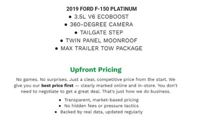 2019 Ford F-150 Platinum