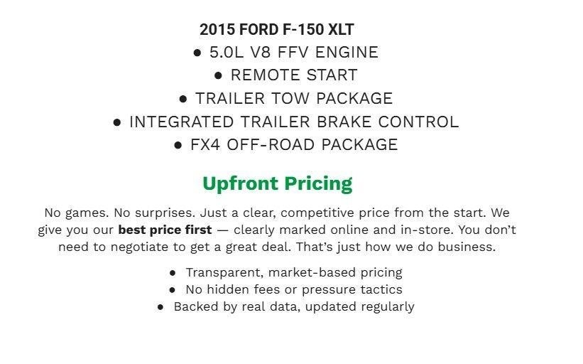 2015 Ford F-150 XLT