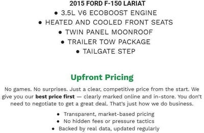 2015 Ford F-150 4WD SuperCrew 145 Lariat