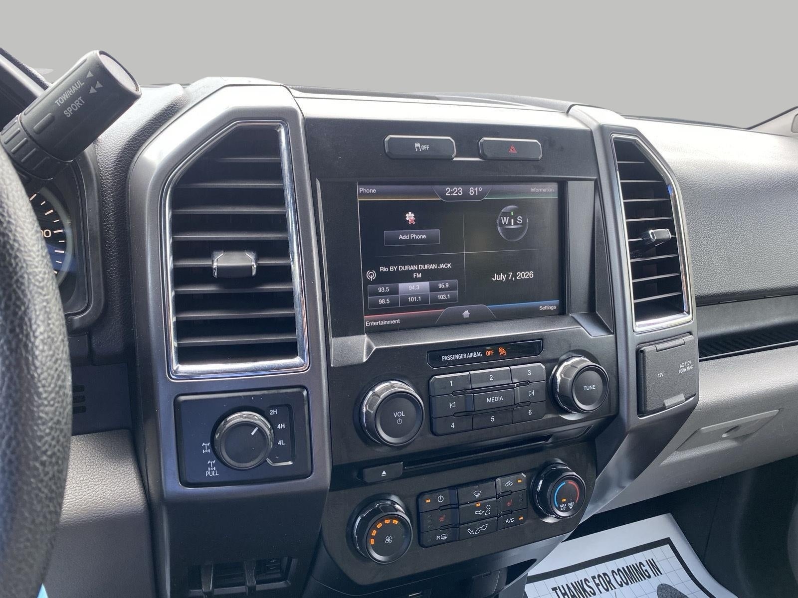 2015 Ford F-150 4WD SuperCrew 145 XLT