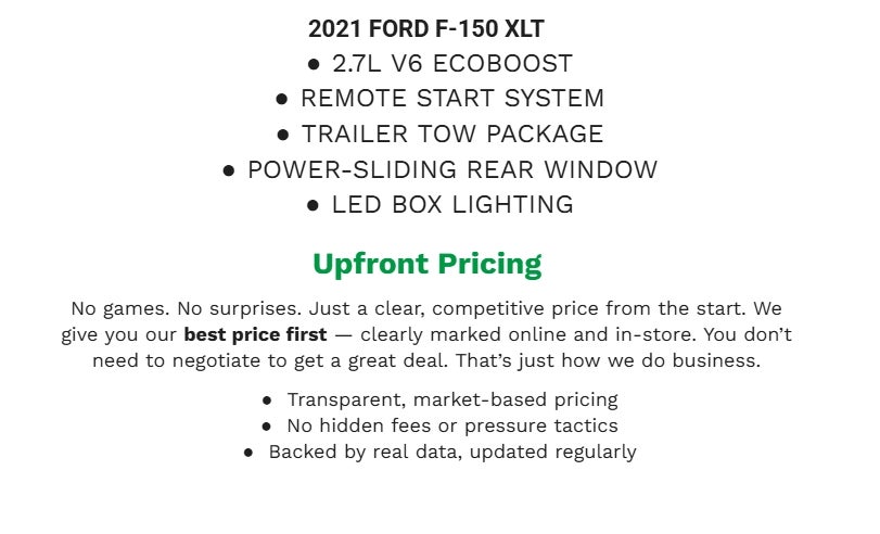 2021 Ford F-150 XLT