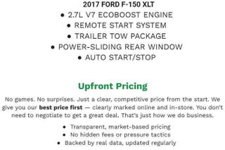 2017 Ford F-150 XLT 4WD SuperCrew 5.5' Box