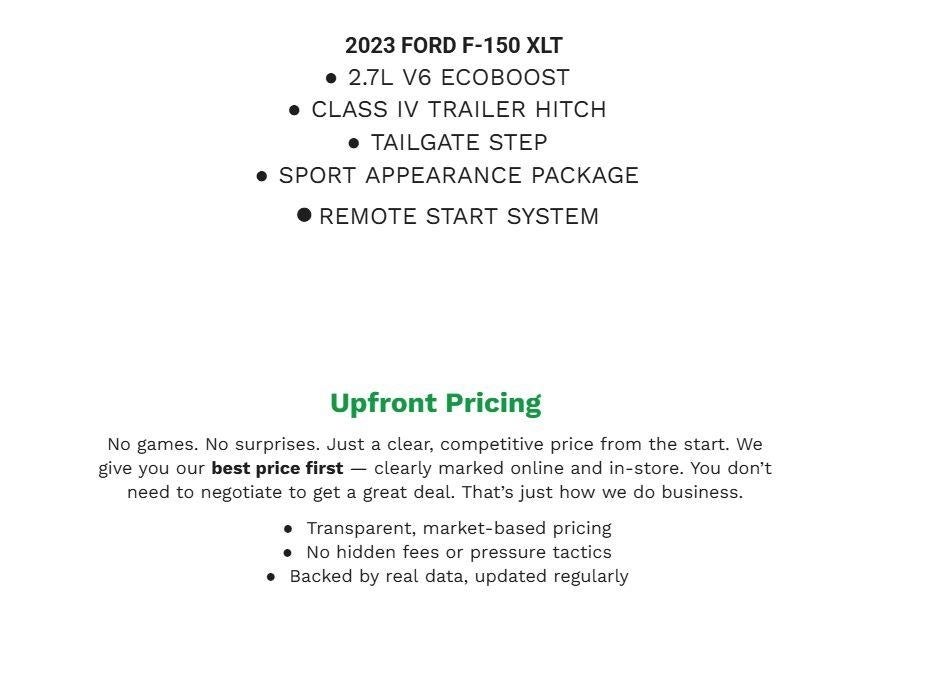 2023 Ford F-150 XLT 4WD SuperCrew 5.5' Box