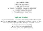 2023 Ford F-150 XL 4WD SuperCrew 5.5' Box