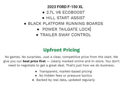 2023 Ford F-150 XL 4WD SuperCrew 5.5' Box