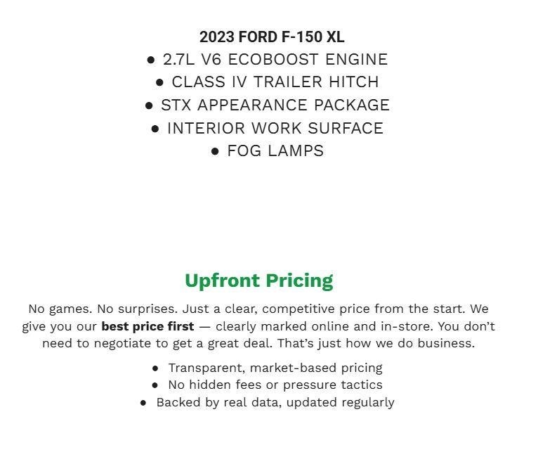 2023 Ford F-150 XL 4WD SuperCrew 5.5' Box