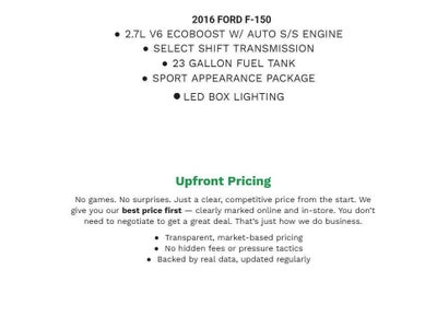 2016 Ford F-150 4WD SuperCrew 145 XLT