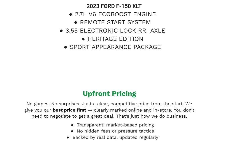 2023 Ford F-150 XLT 4WD SuperCrew 5.5' Box