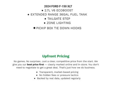 2024 Ford F-150 XLT 4WD SuperCrew 5.5' Box