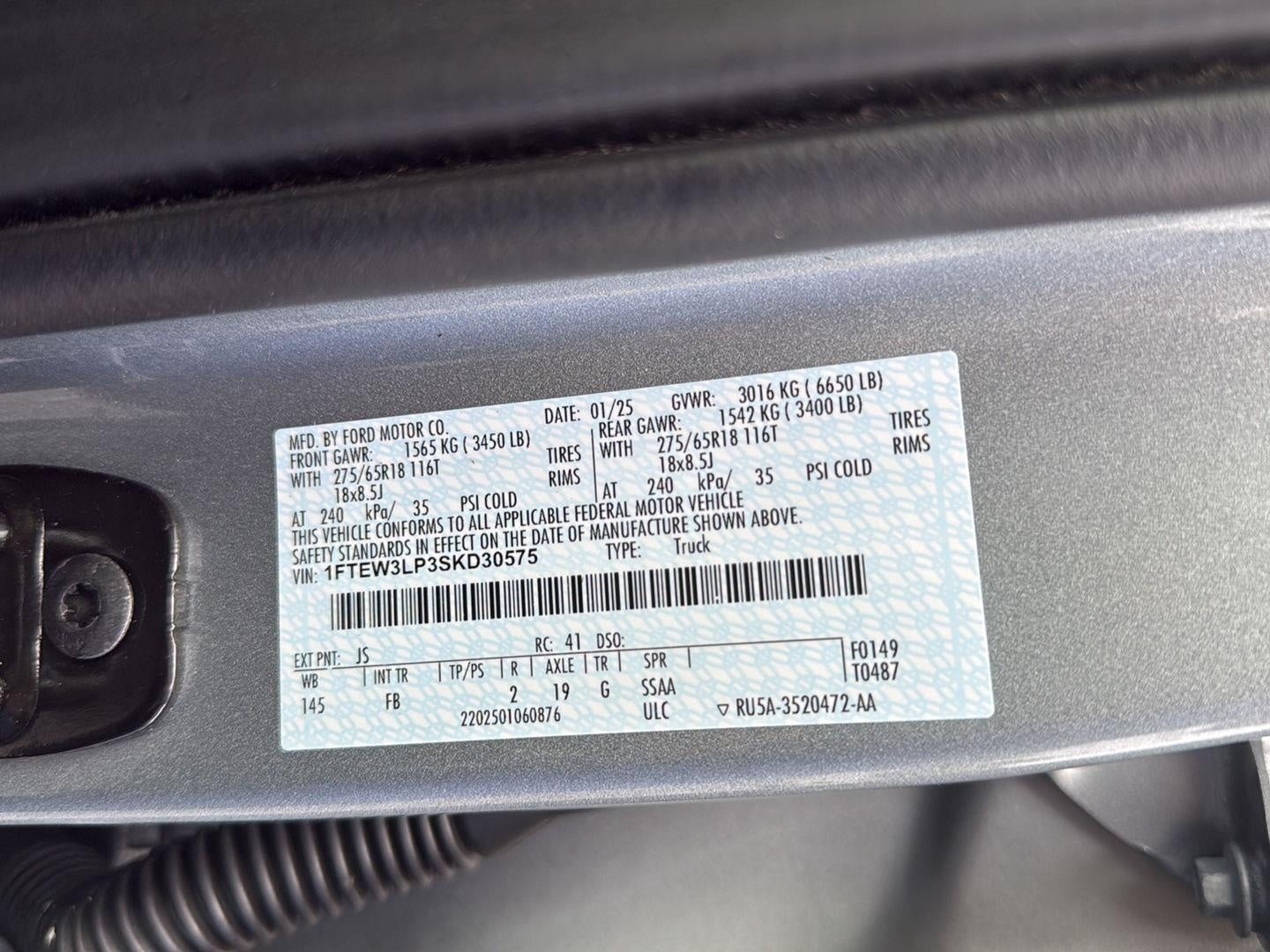 2025 Ford F-150 XLT 4WD SuperCrew 5.5' Box