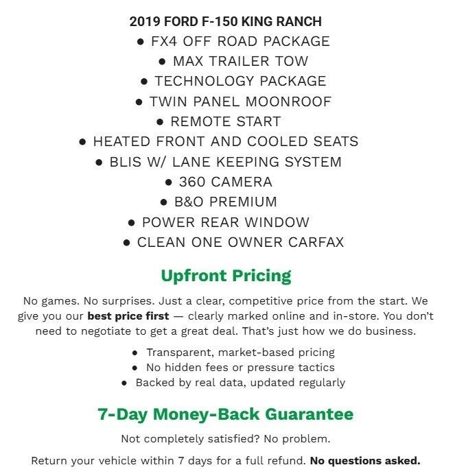 2019 Ford F-150 King Ranch