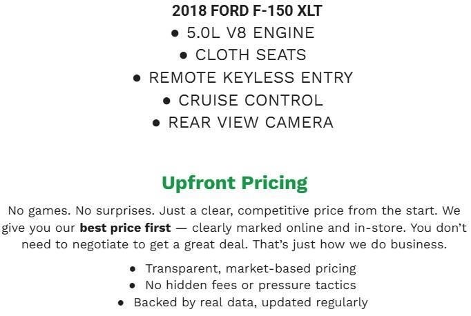 2018 Ford F-150 XLT