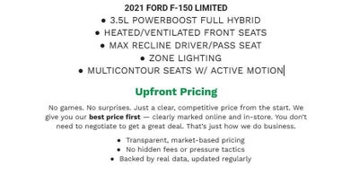 2021 Ford F-150 Limited